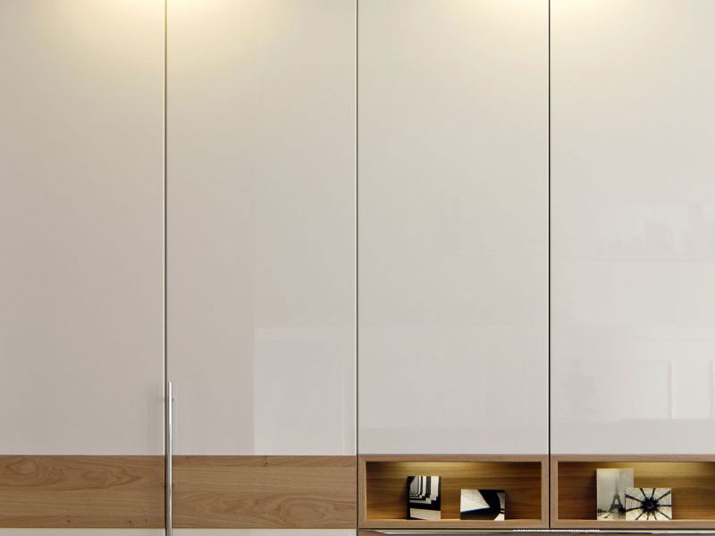 Tủ áo gỗ cong nghiệp Melamine